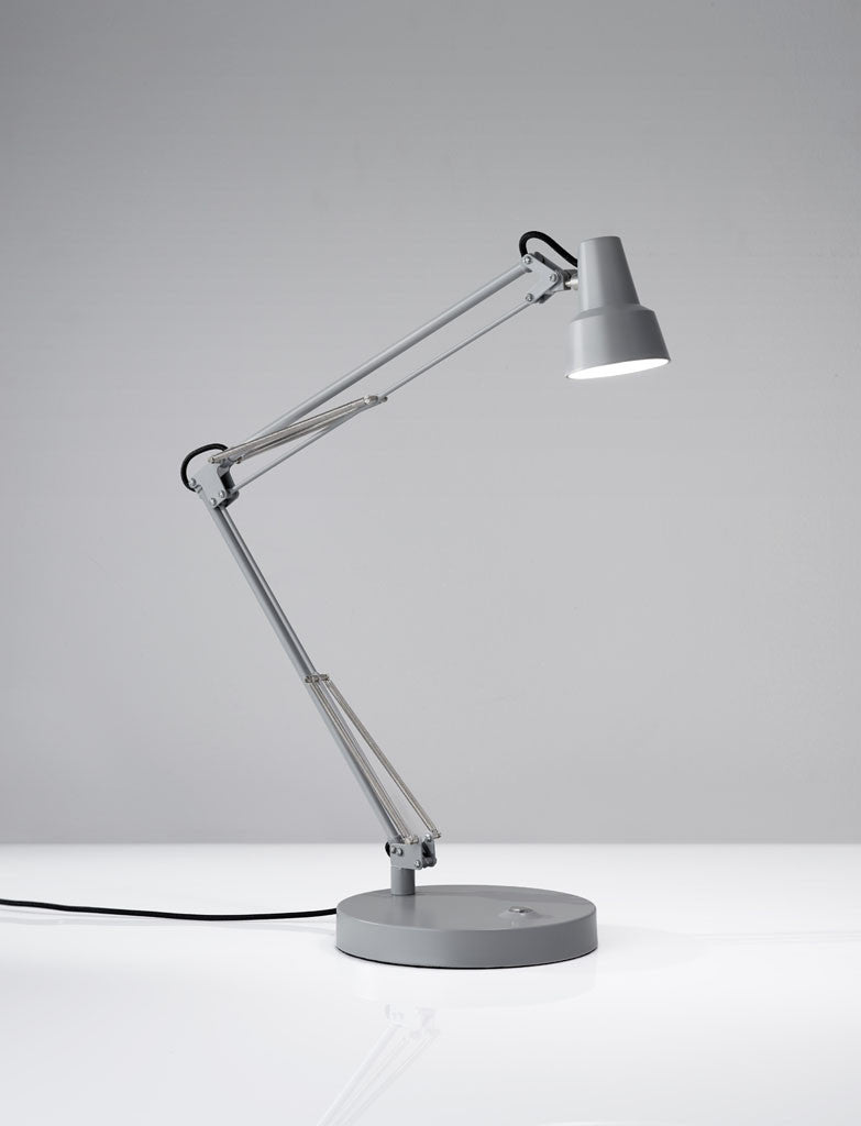 Quincy Desk Lamp Gray