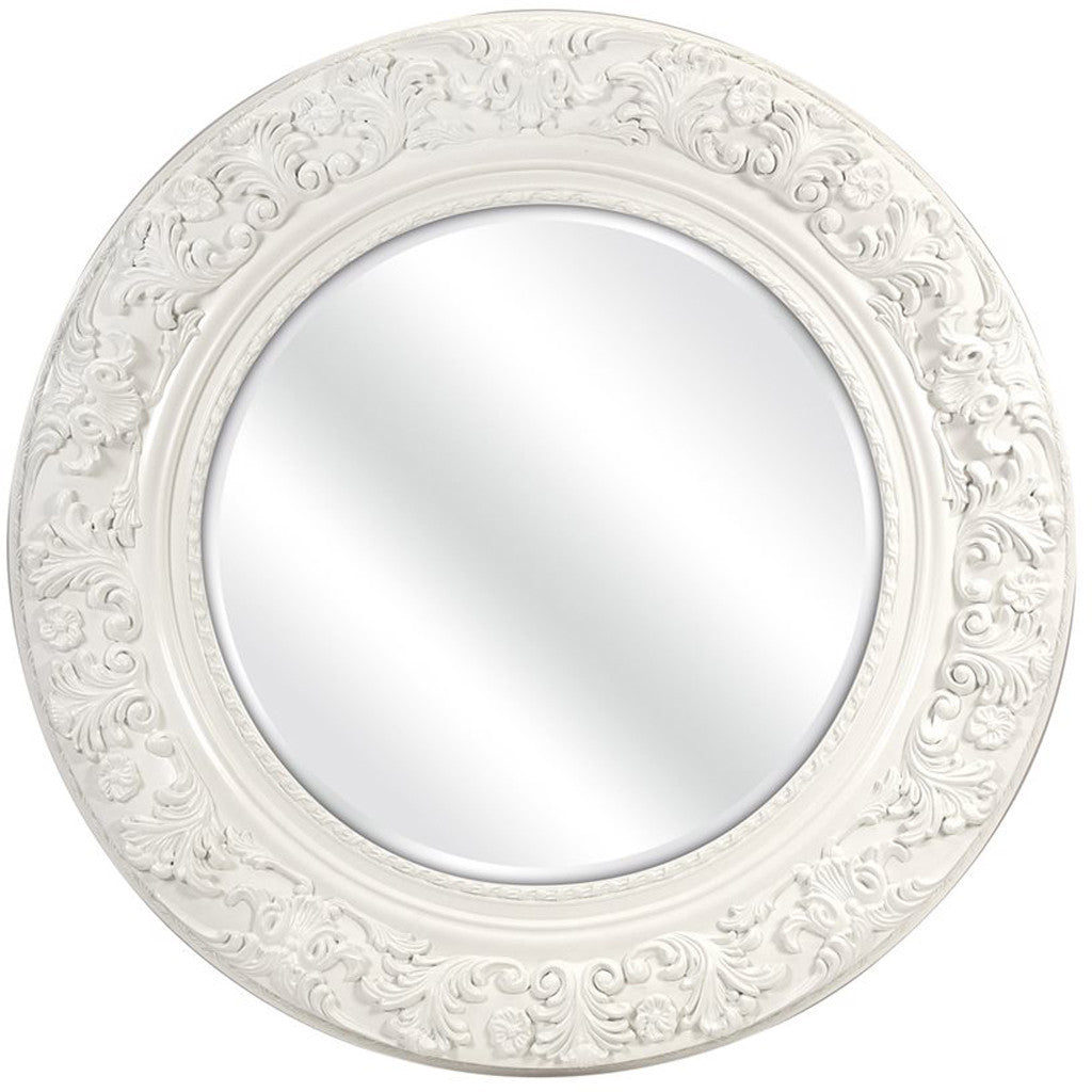 Magoffin Carved Round Mirror