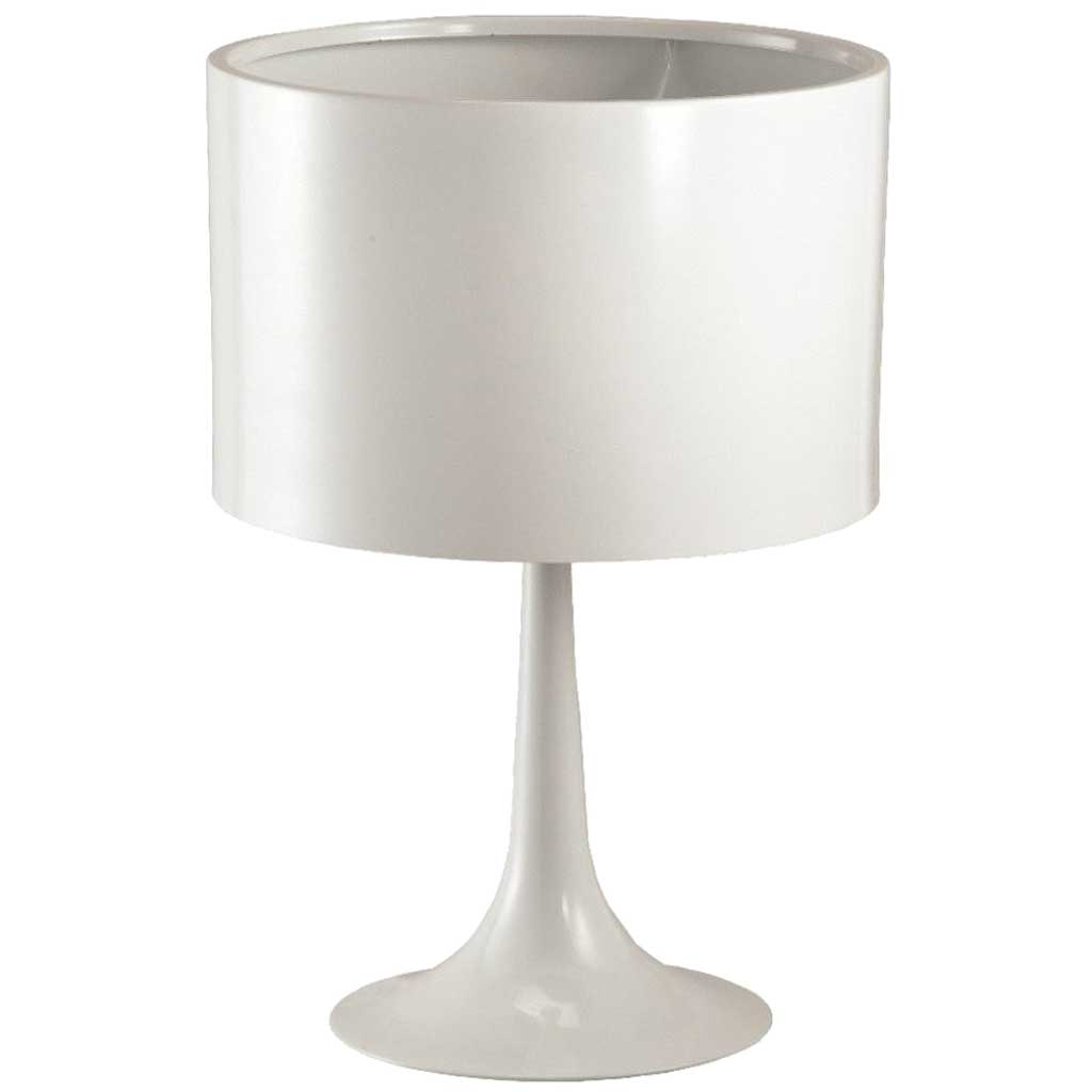Tapper Table Lamp White