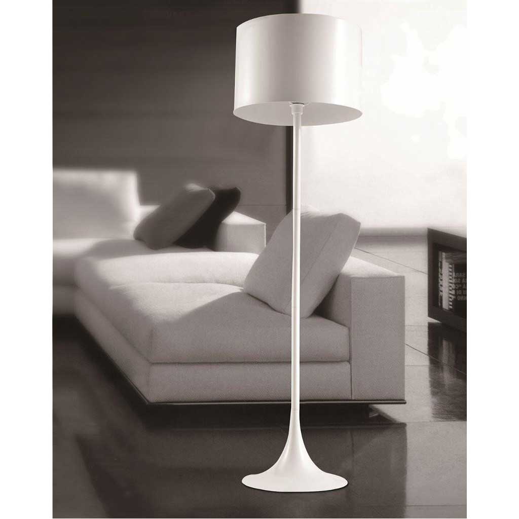 Tapper Floor Lamp White