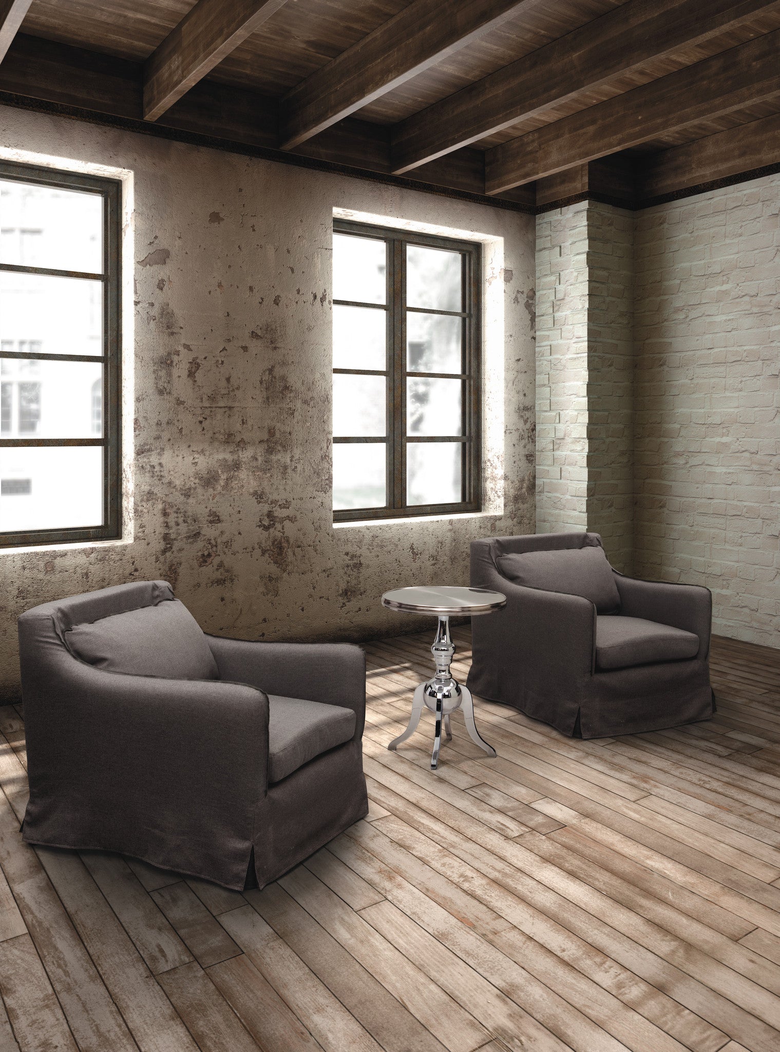 Lakeville Side Table Stainless Steel