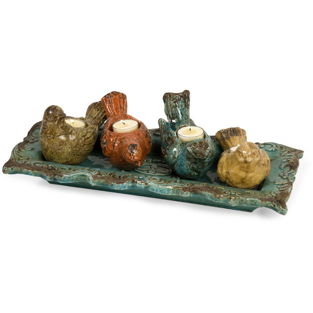 Andrews Bird Candle Holders (Set of 5)