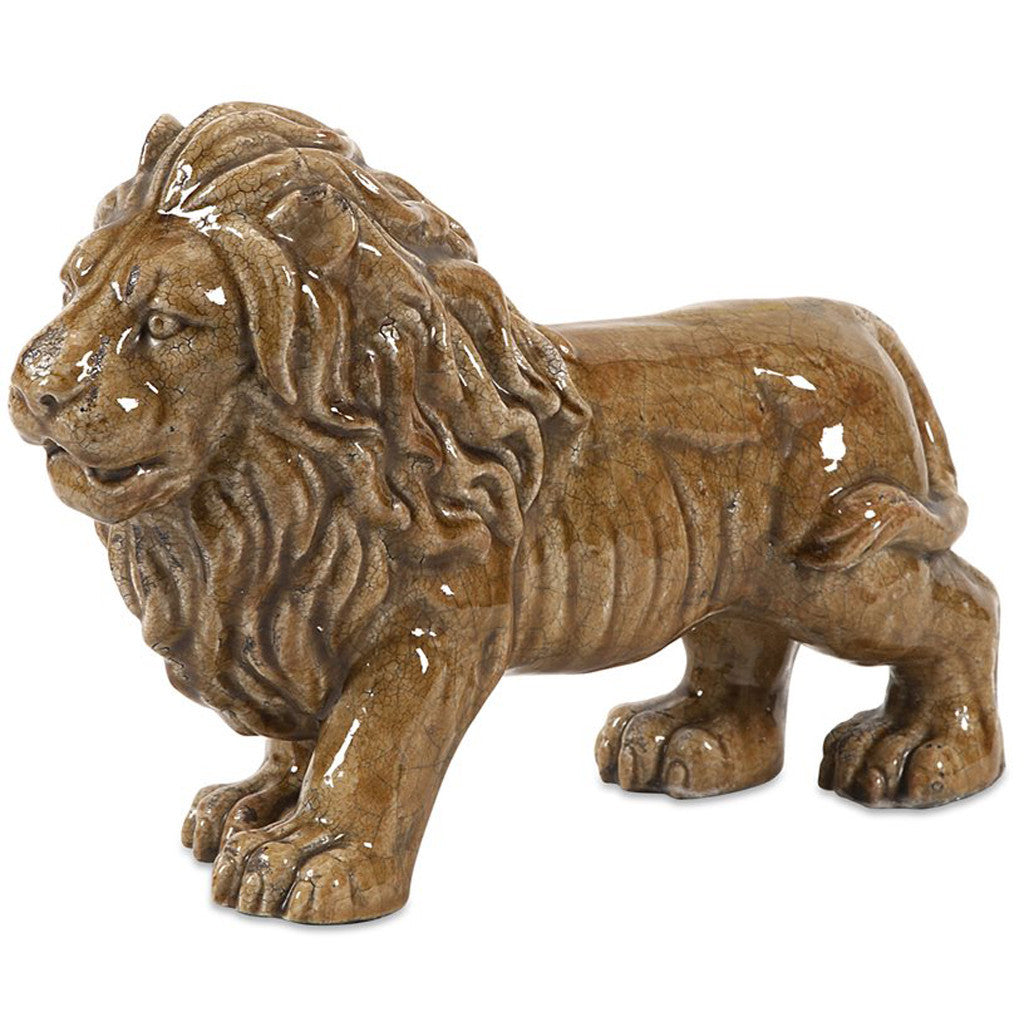 Bartholomew Ceramic Lion Statuary