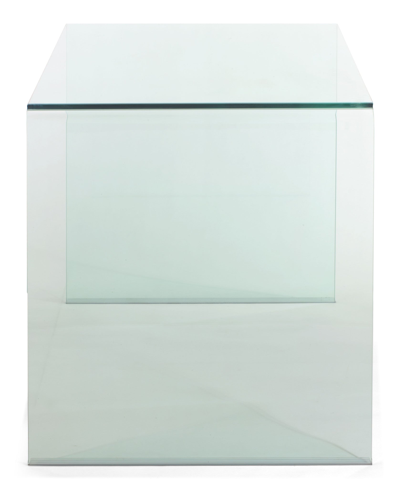 Contour Desk Clear Glass