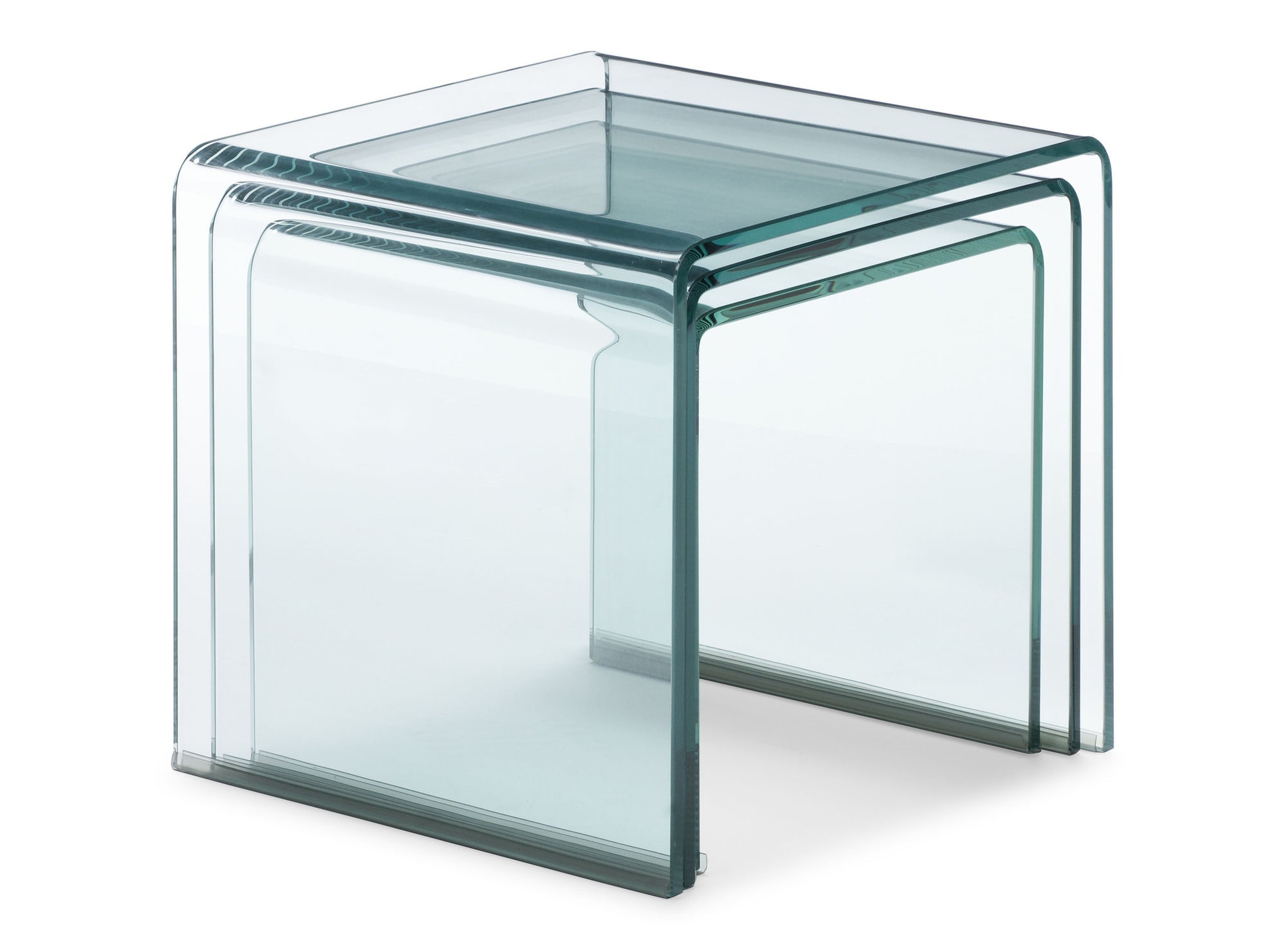 Ellsbury Nesting Table Clear Glass