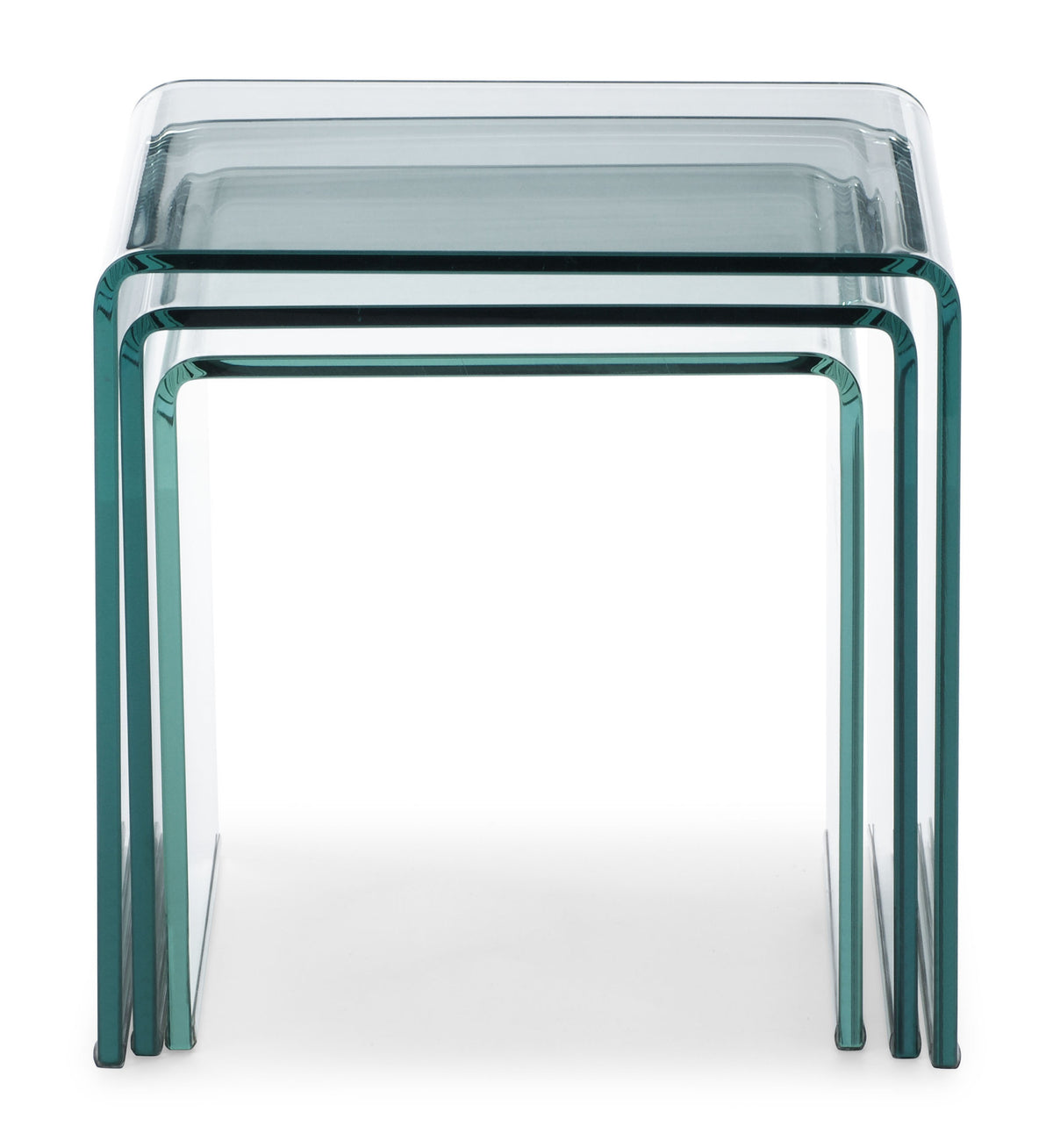 Ellsbury Nesting Table Clear Glass