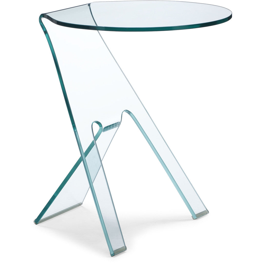 Journeyman Side Table Clear Glass