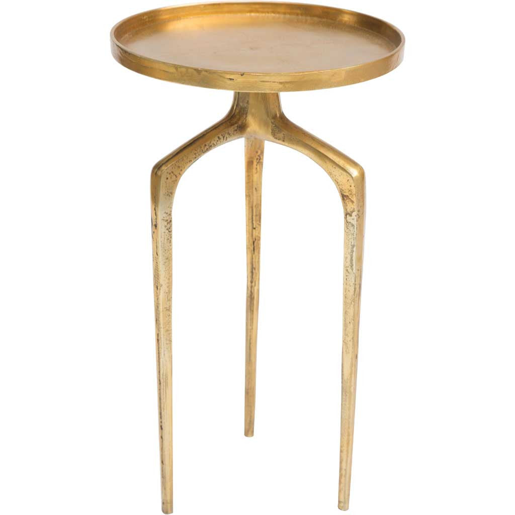 Cuomo Accent Table Set Antique Gold