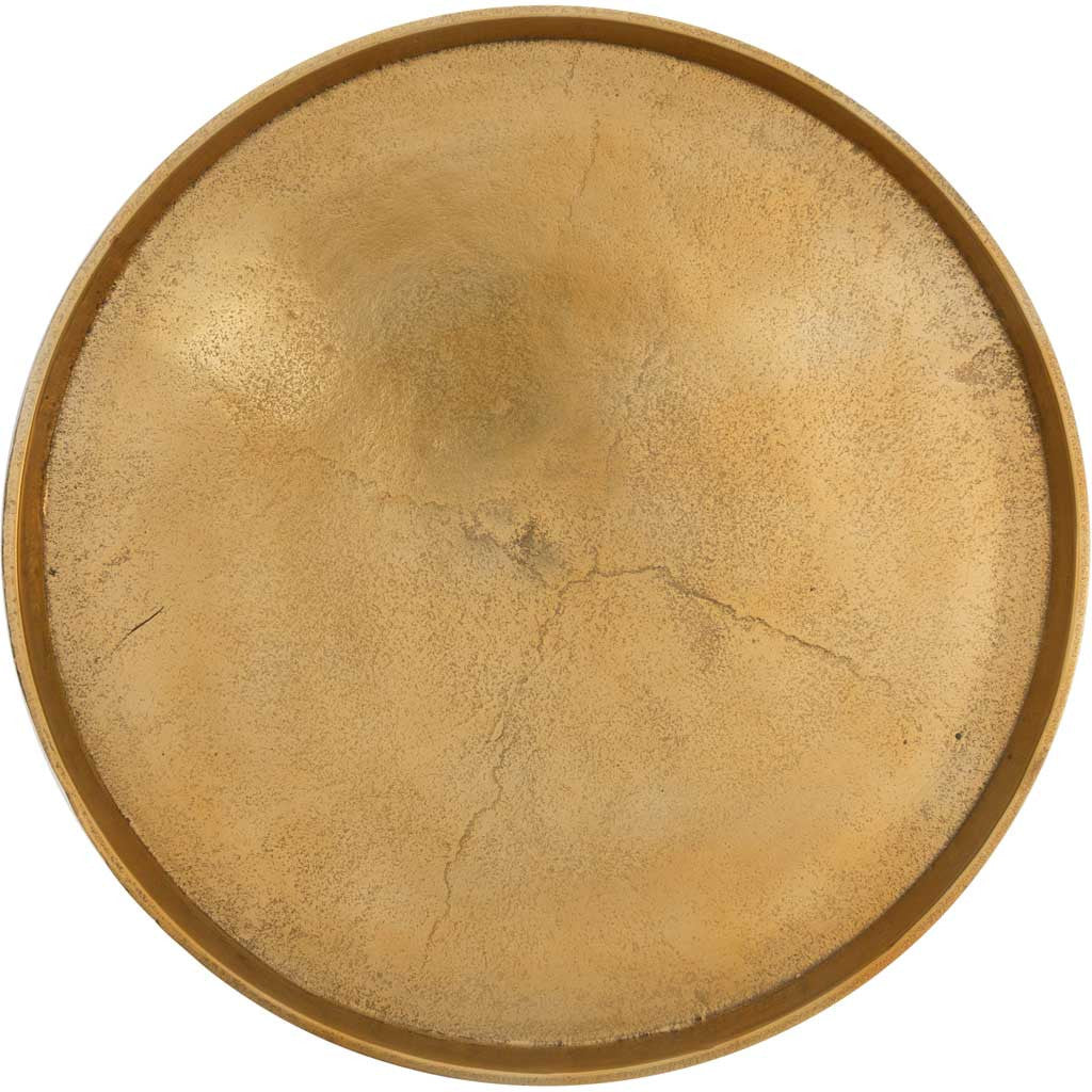 Cuomo Accent Table Set Antique Gold