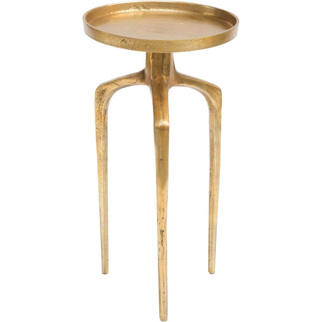 Cuomo Accent Table Set Antique Gold