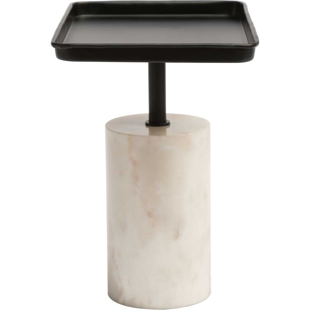 Dovetail Accent Table Black & White