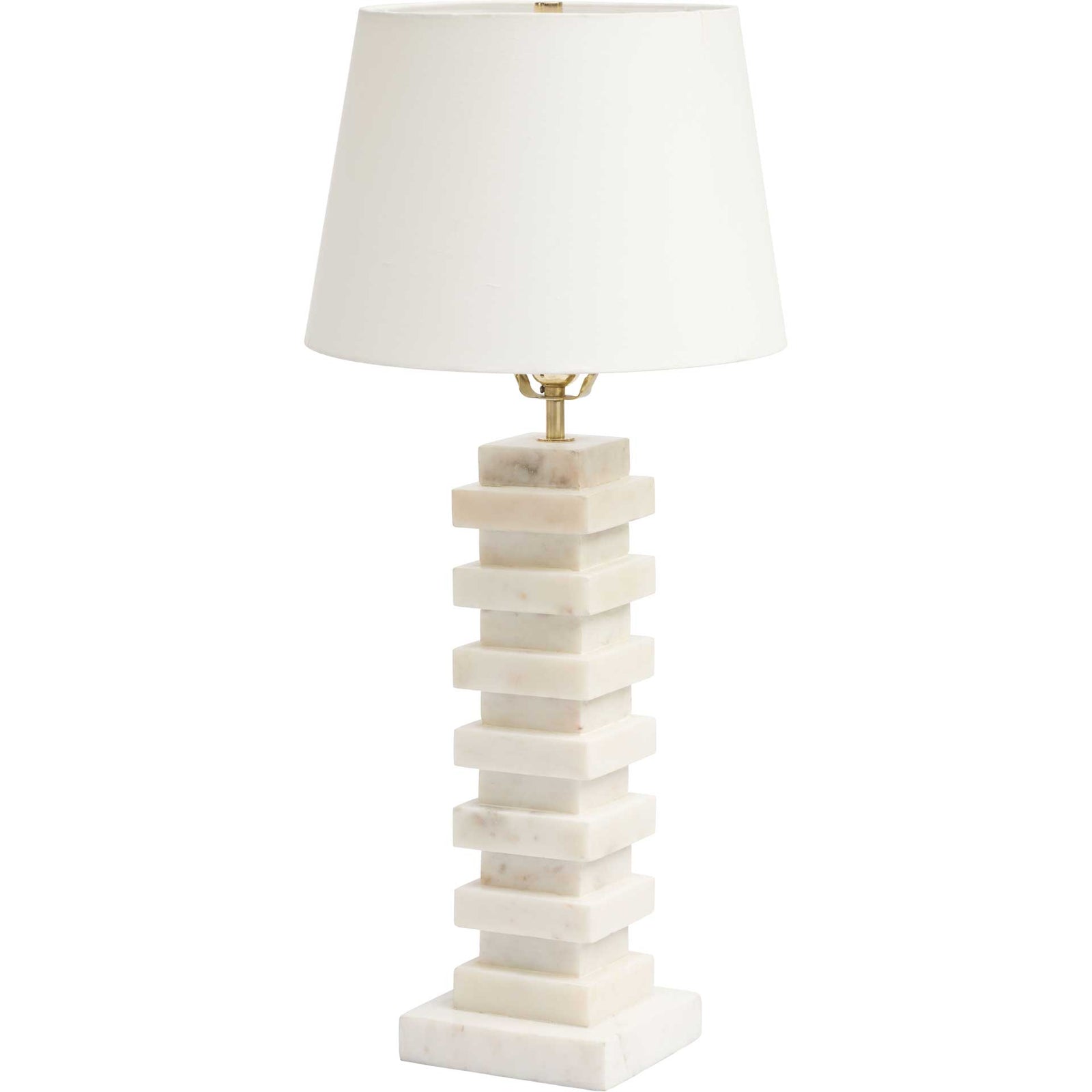 Steward Table Lamp White