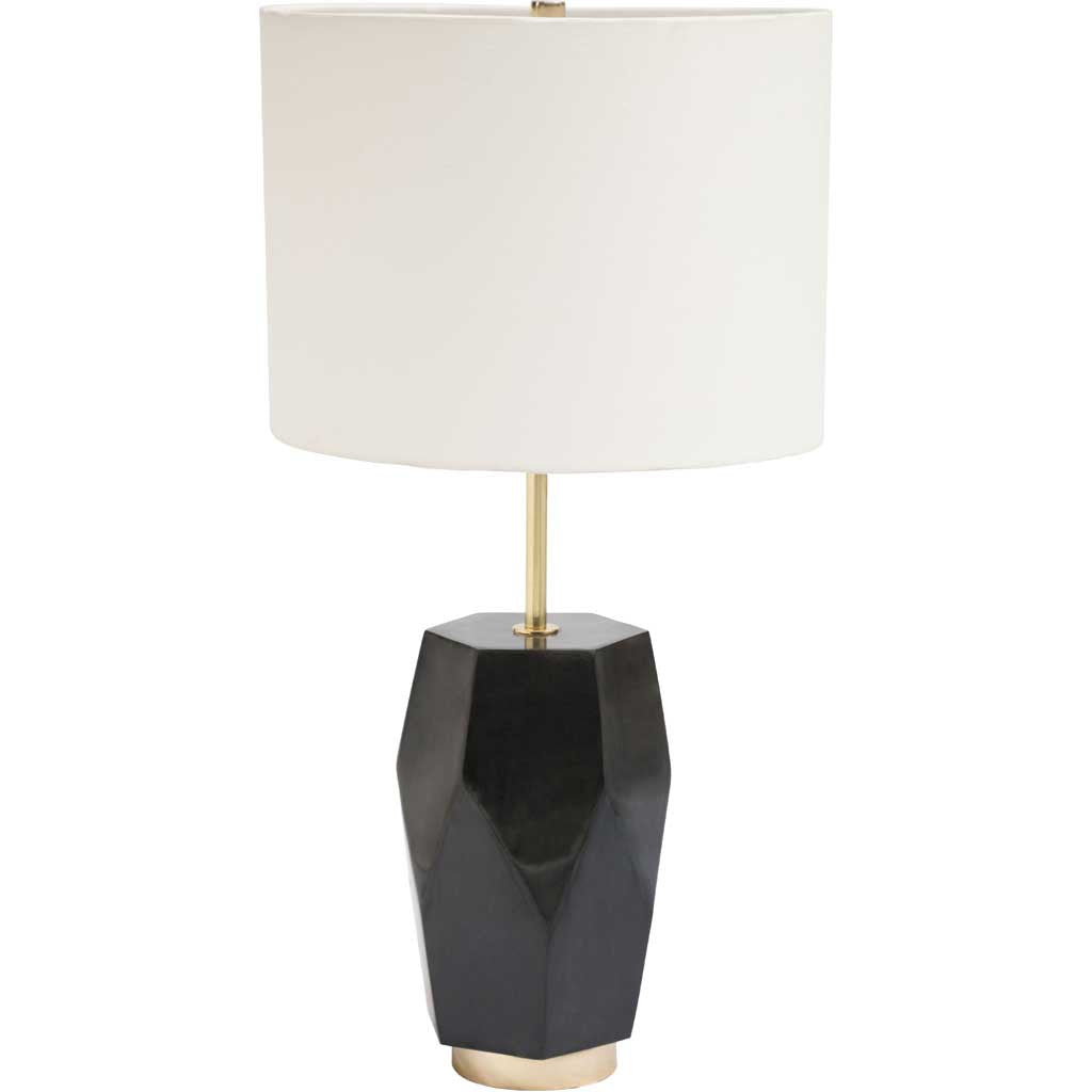 Madeline Table Lamp White &amp; Black