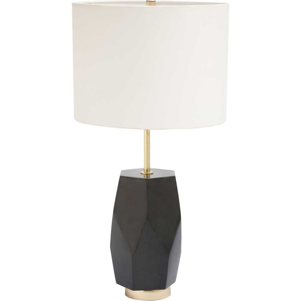 Madeline Table Lamp White & Black