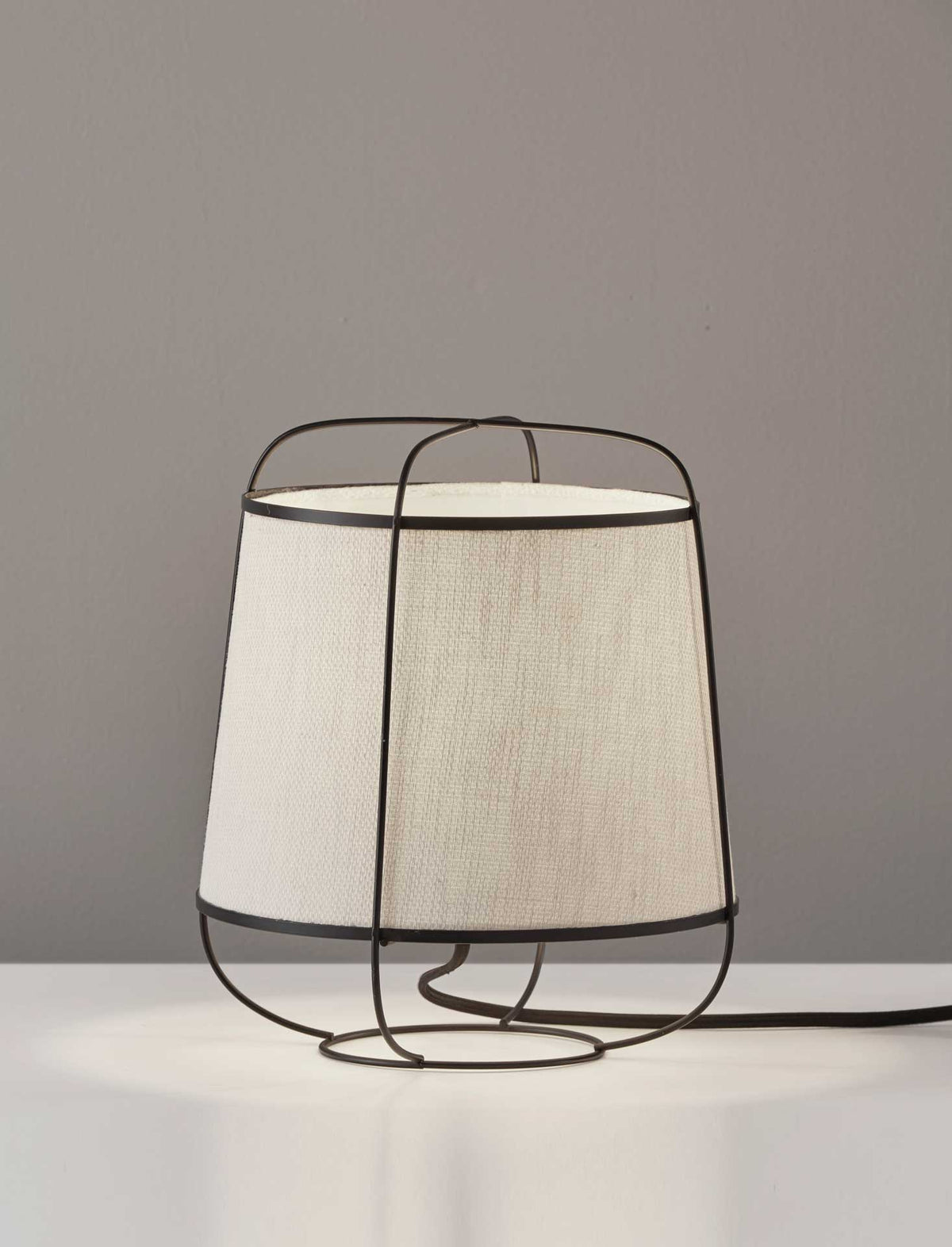 Dax Table Lantern Brushed Steel