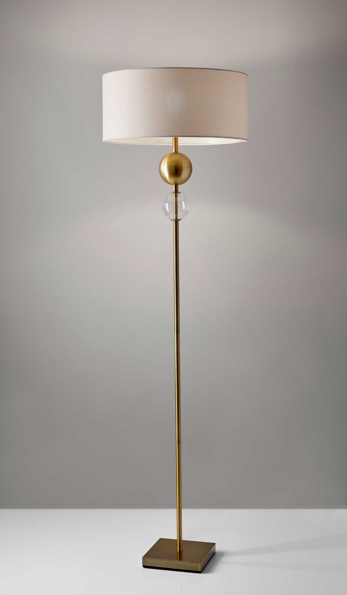 Chelles Floor Lamp Brass