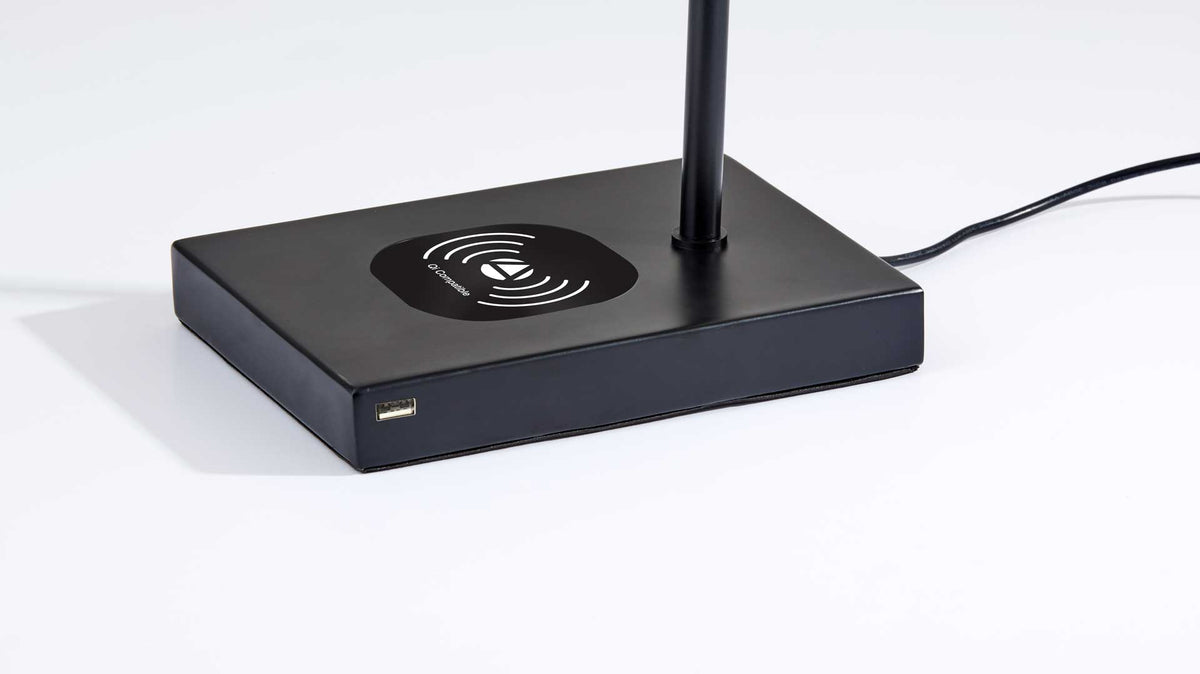 Colombes Wireless Charge Desk Lamp Black/Brass
