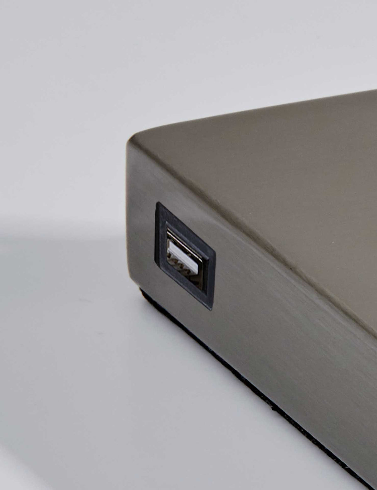 Colombes Wireless Charge Desk Lamp Brushed Steel