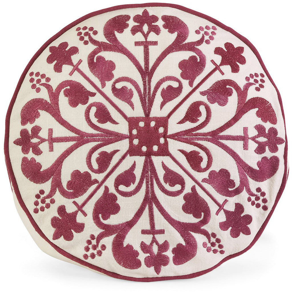 Independence Nubia Embroidered Pillow w/ Down Fill