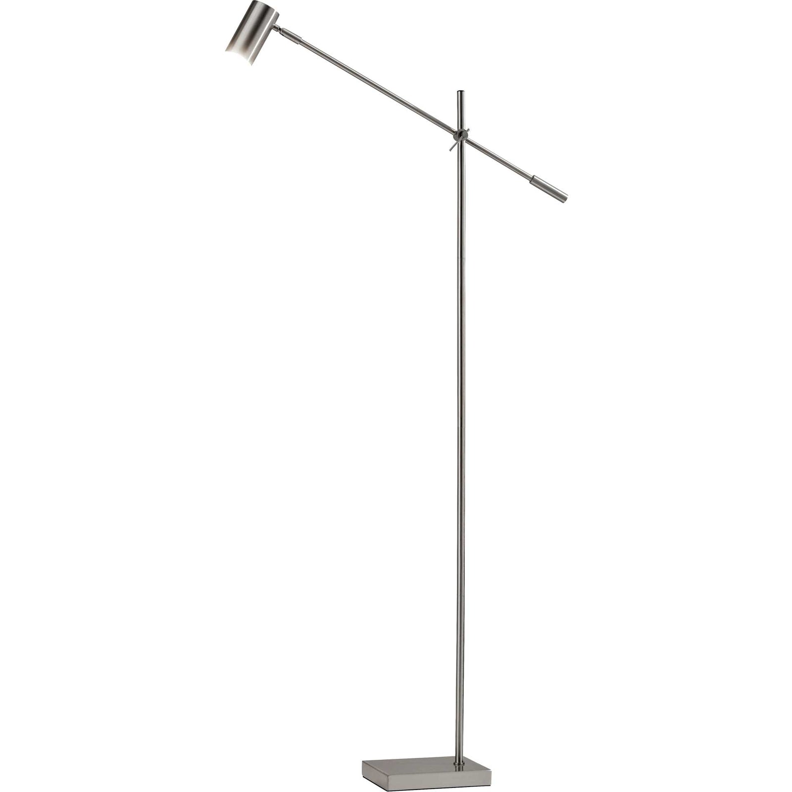 Colombes LED Floor Lamp Brushed Steel