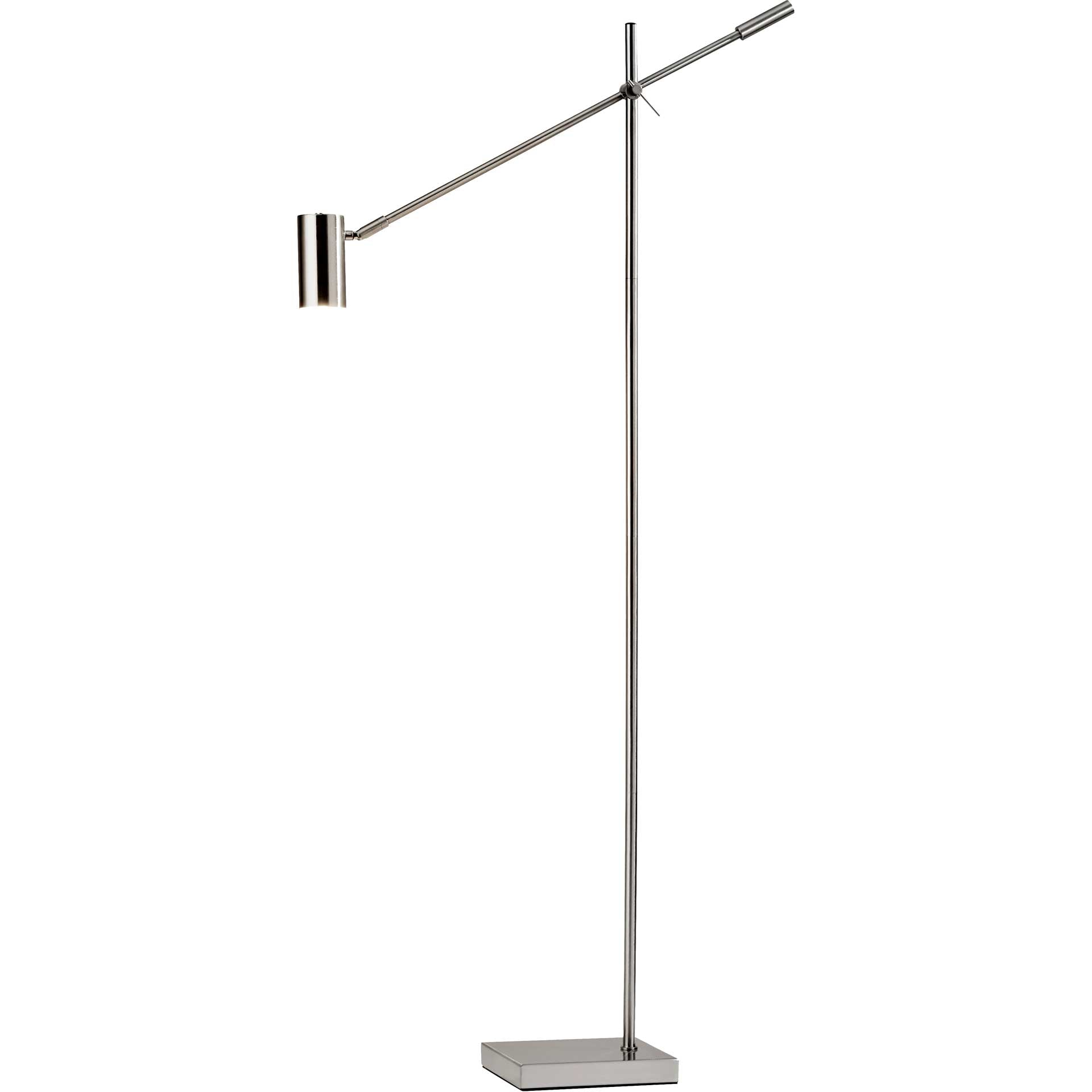 Colombes LED Floor Lamp Brushed Steel