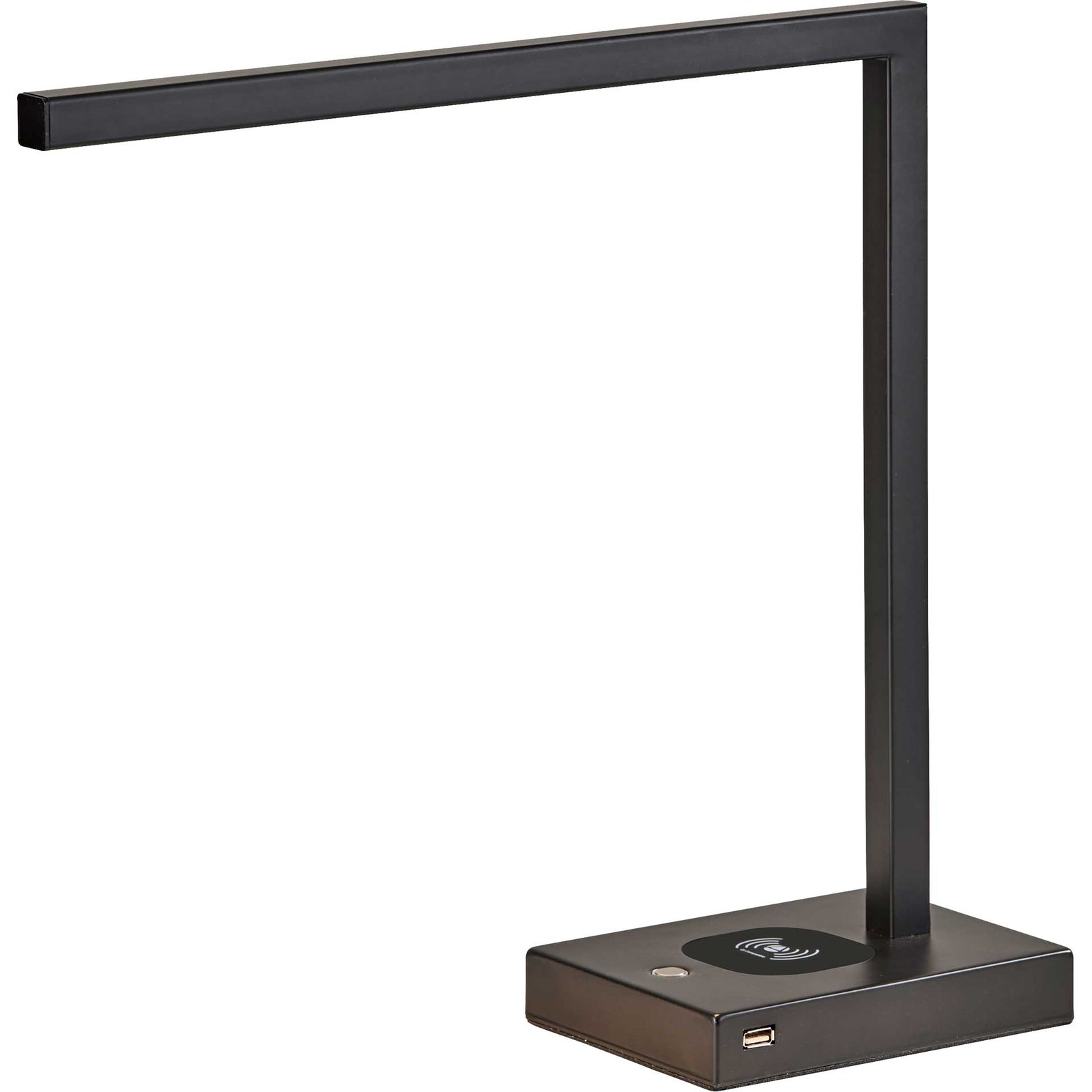 Abbeville Wireless Charge Desk Lamp Black