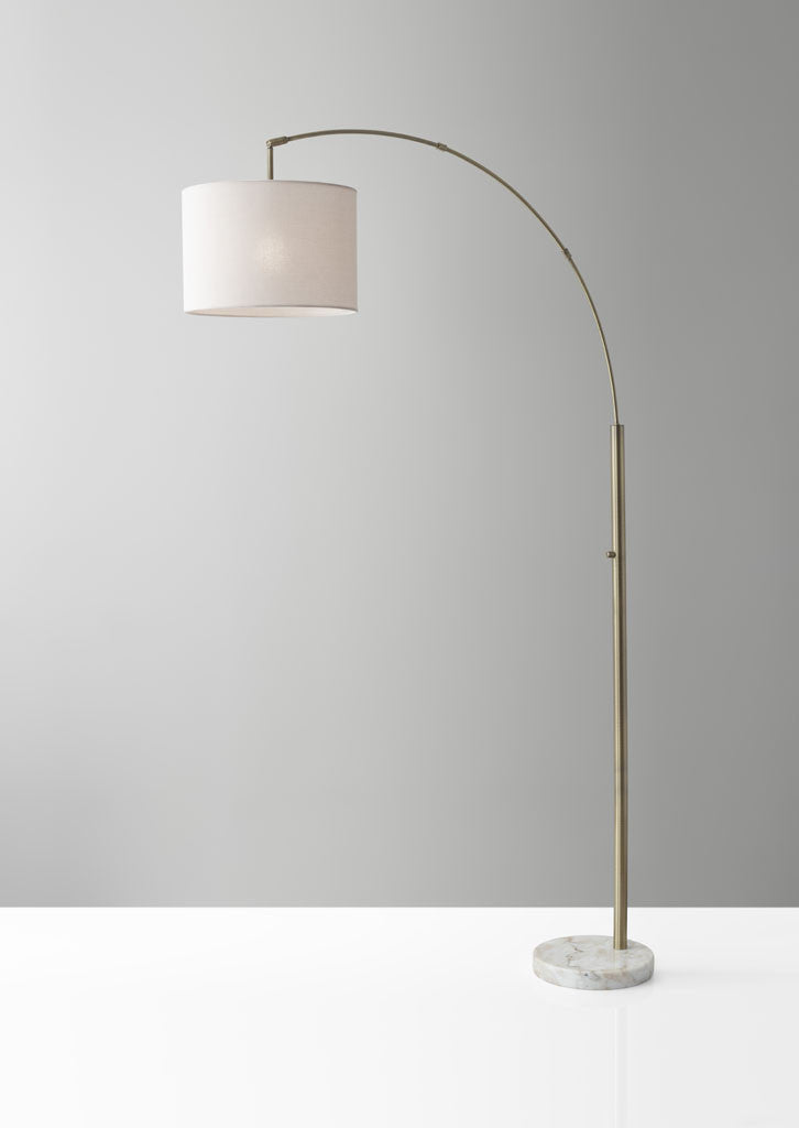 Boston Arc Lamp Antique Brass