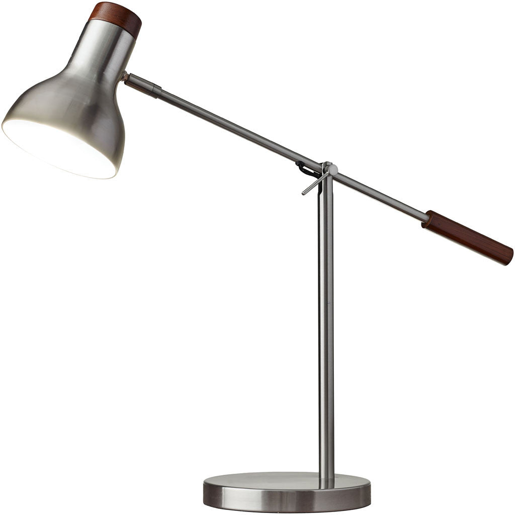 Walter Desk Lamp Brushed Steel