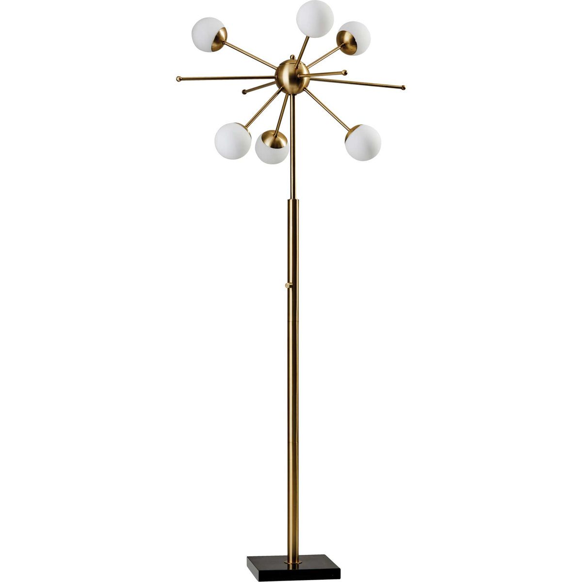 Dole LED Floor Lamp Brass