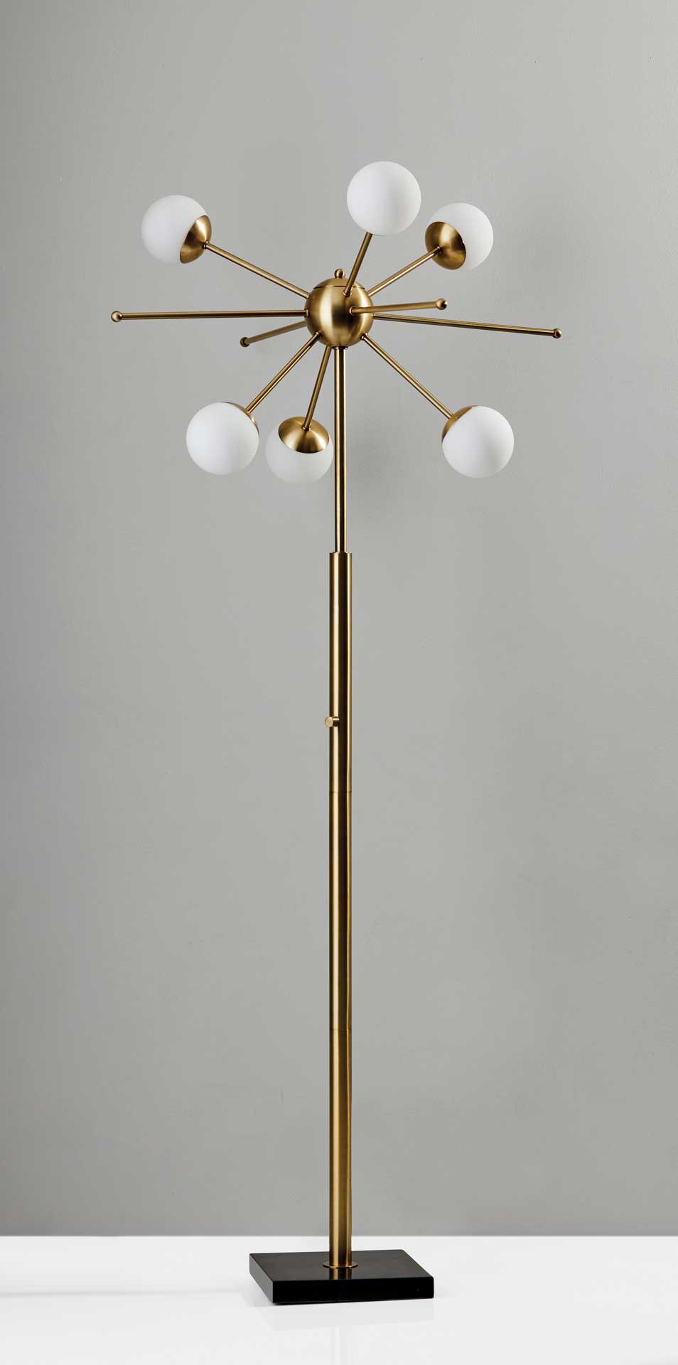 Dole LED Floor Lamp Brass