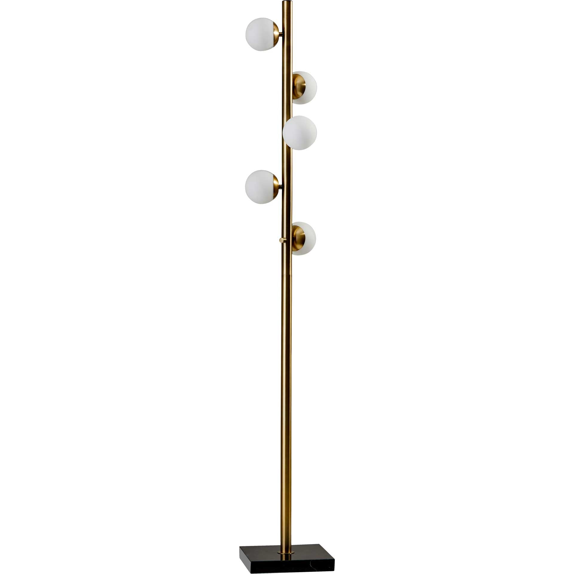 Dole LED Tree Lamp Brass
