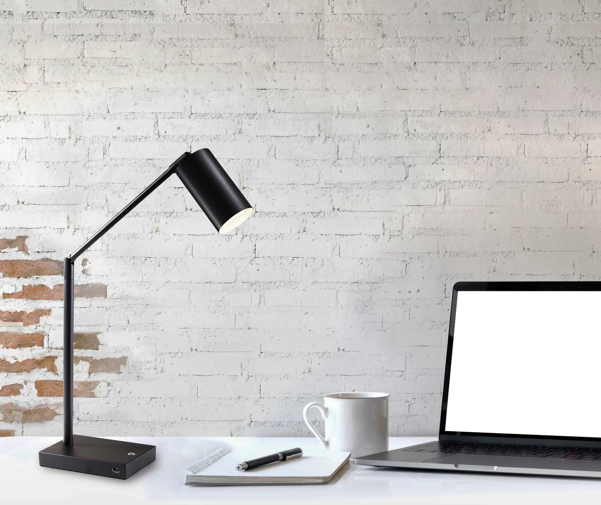 Colmar LED Desk Lamp Black