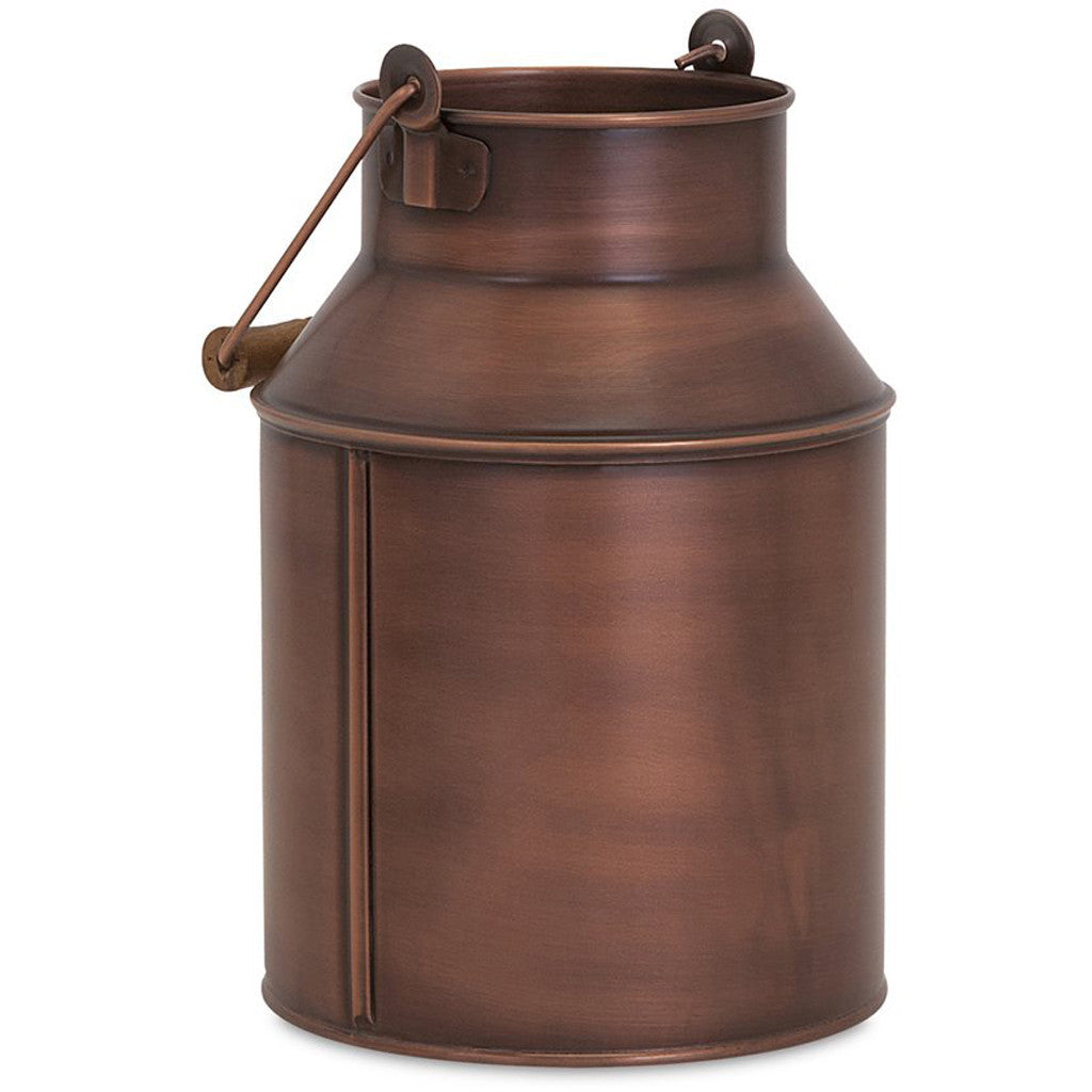 Page Copper Plated Milk Can