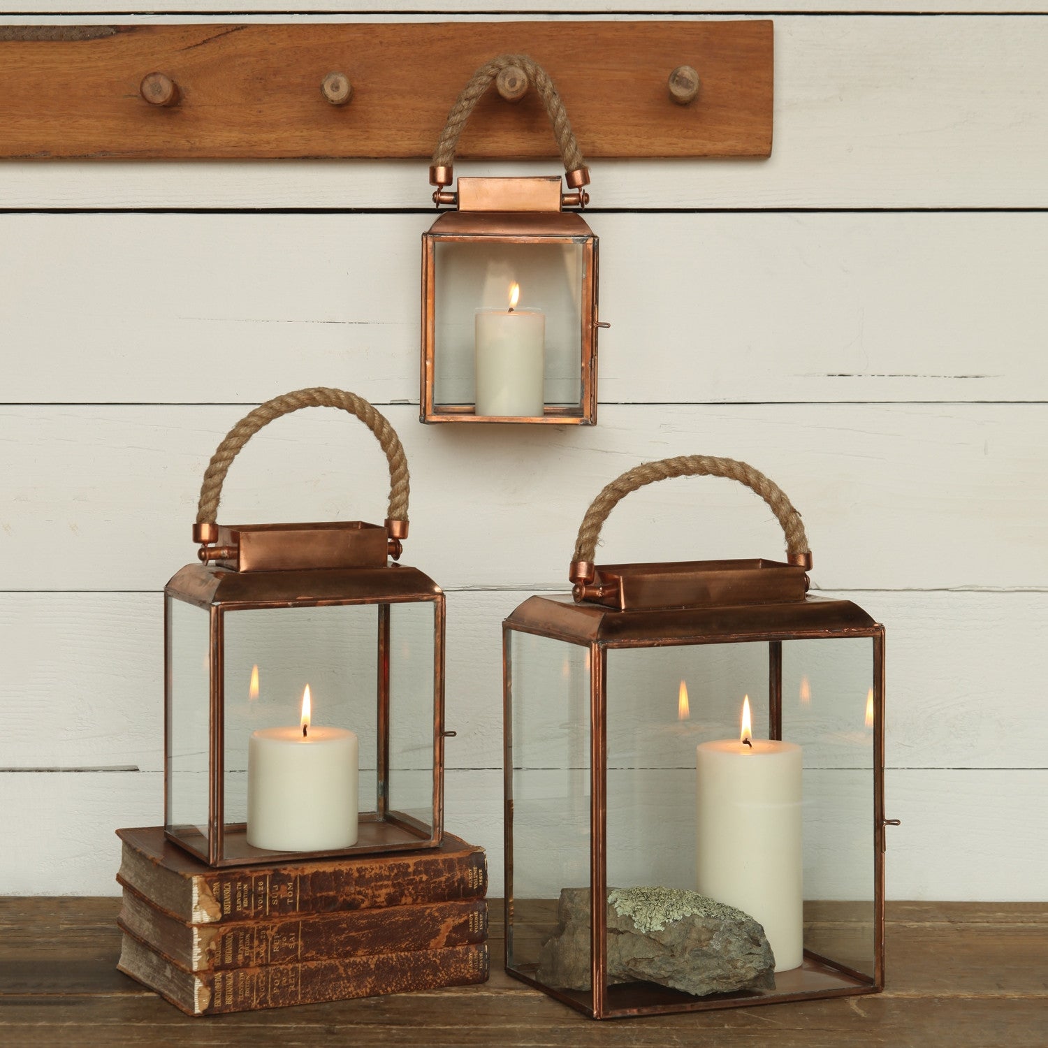 Castor Copper Lantern