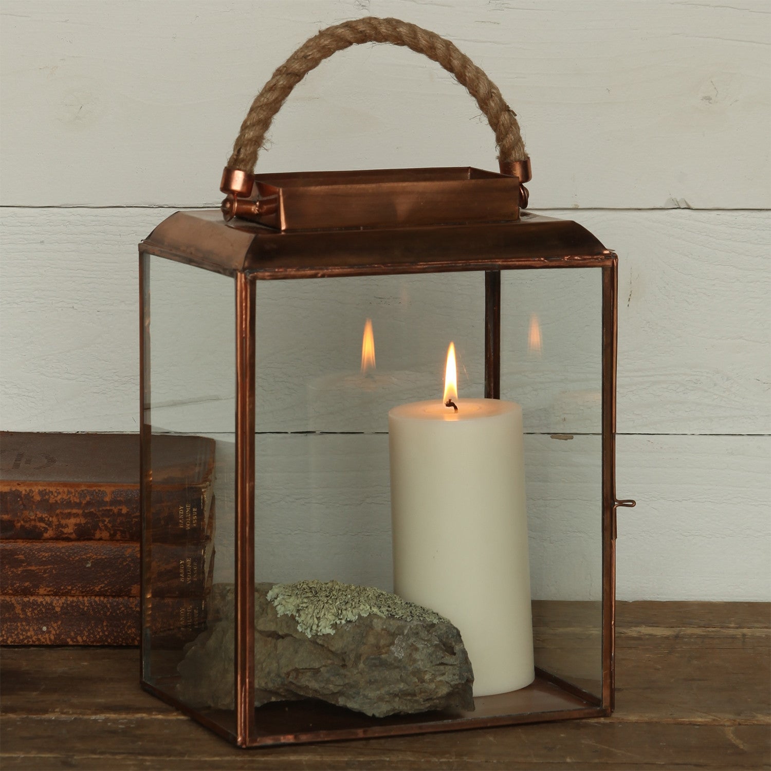 Castor Copper Lantern