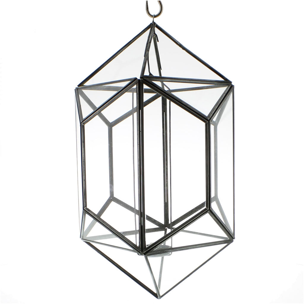 Pollux Hanging Glass Polygon