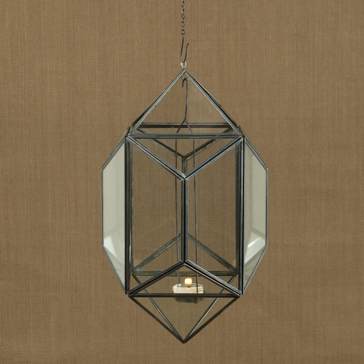 Pollux Hanging Glass Polygon