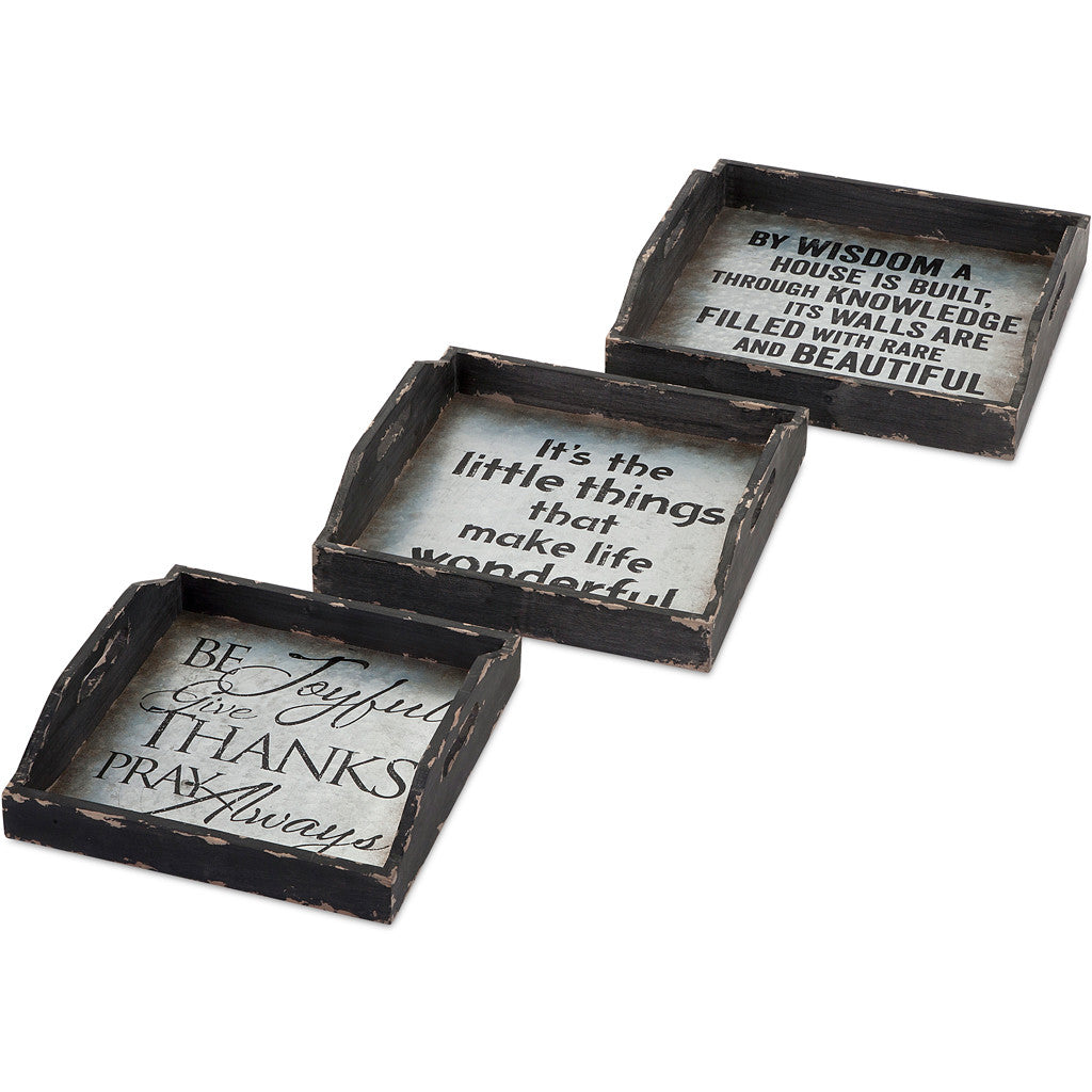 Eales Elaine Metal Trays (Set of 3)