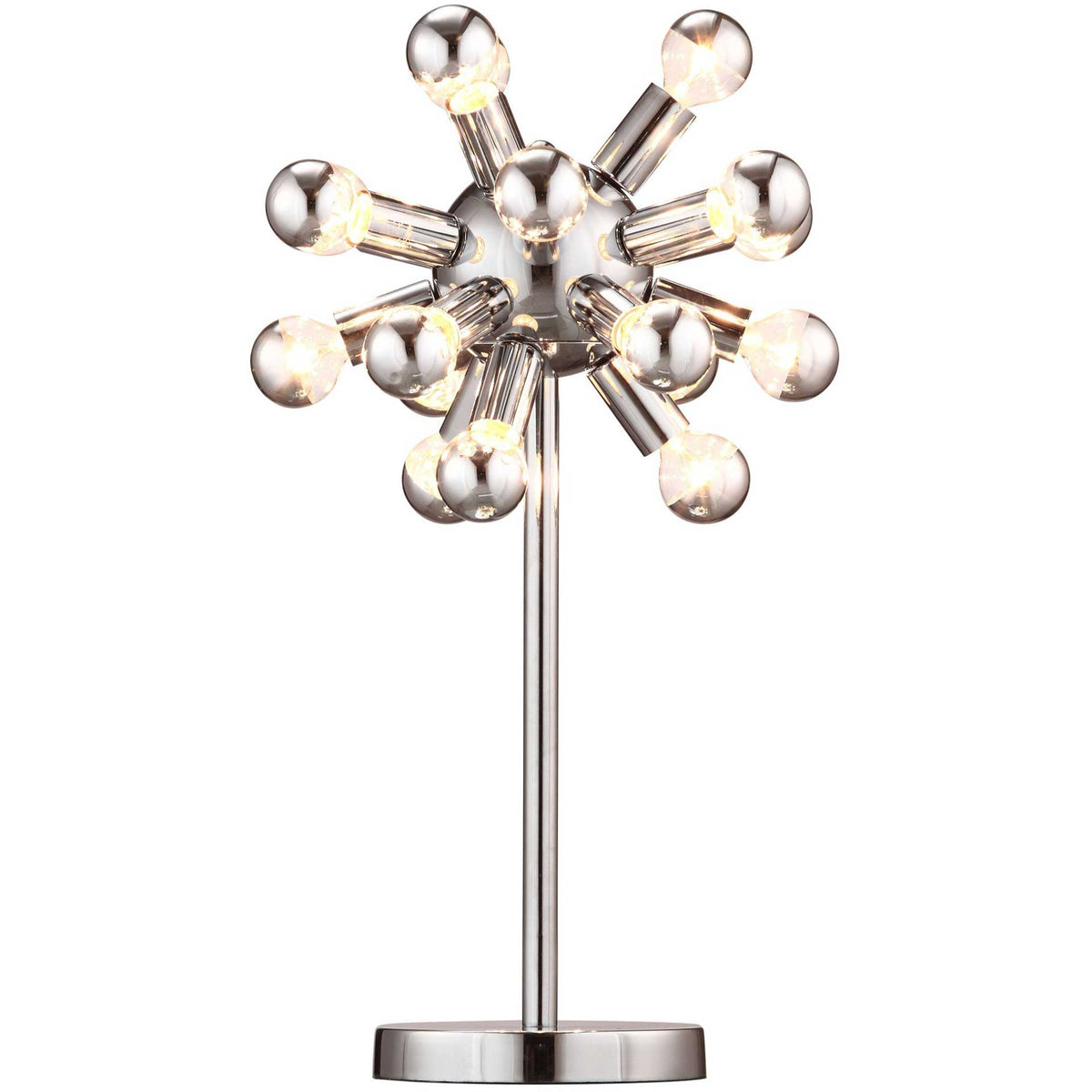 Plasma Table Lamp Chrome