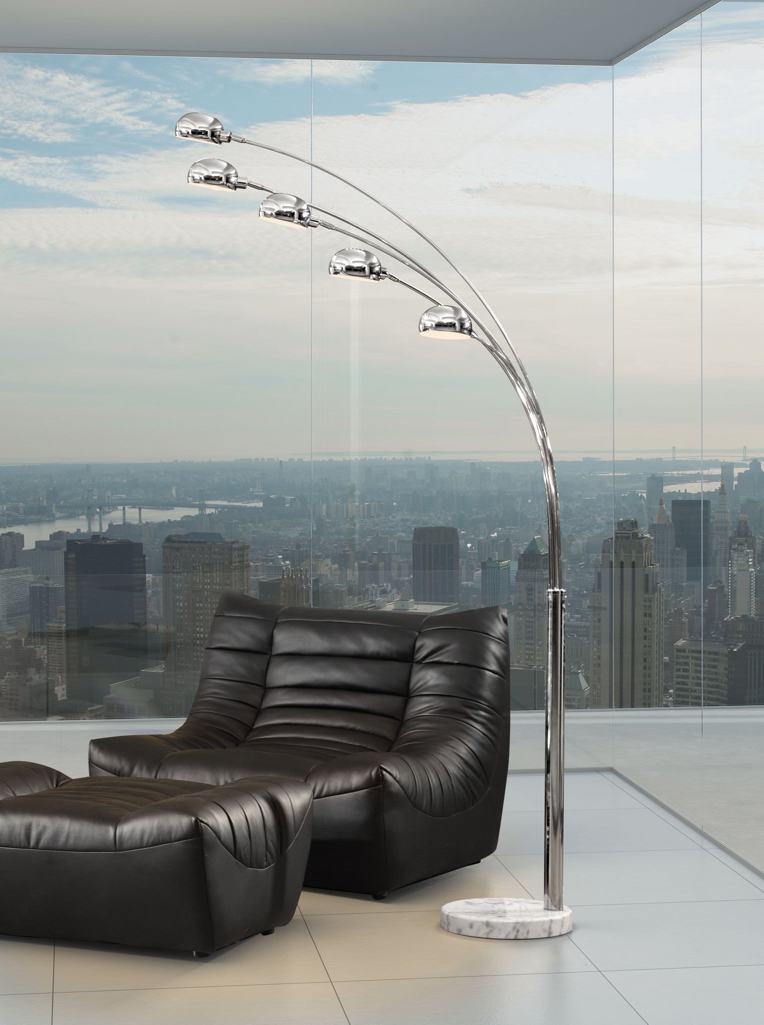 Cosmos Floor Lamp Chrome