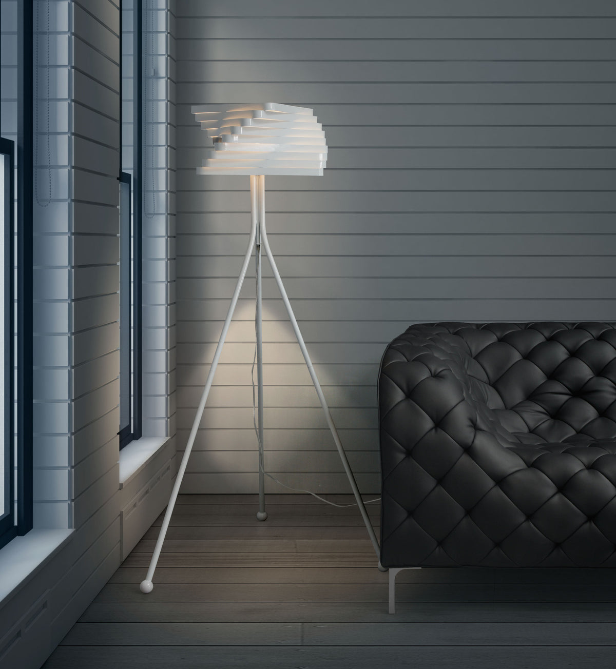 Siri Floor lamp White