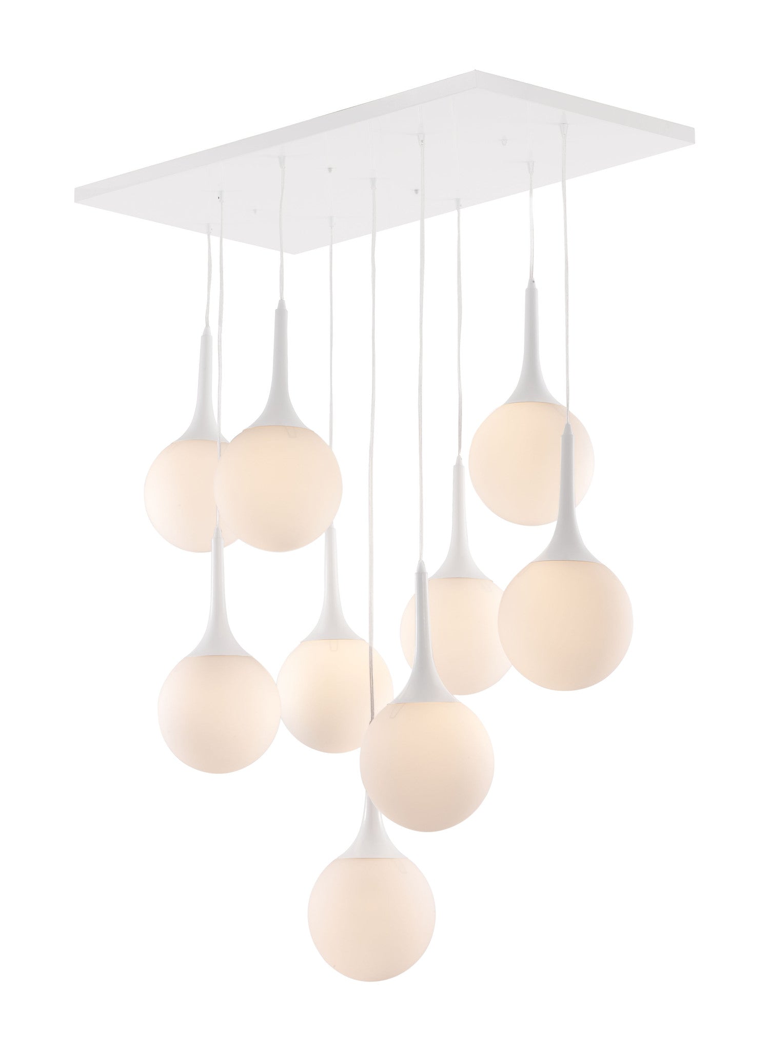 Droplets Ceiling Lamp White