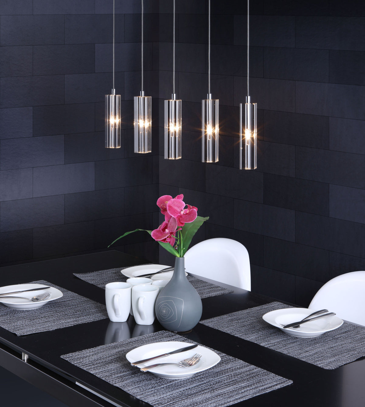 Crom Ceiling Lamp Clear