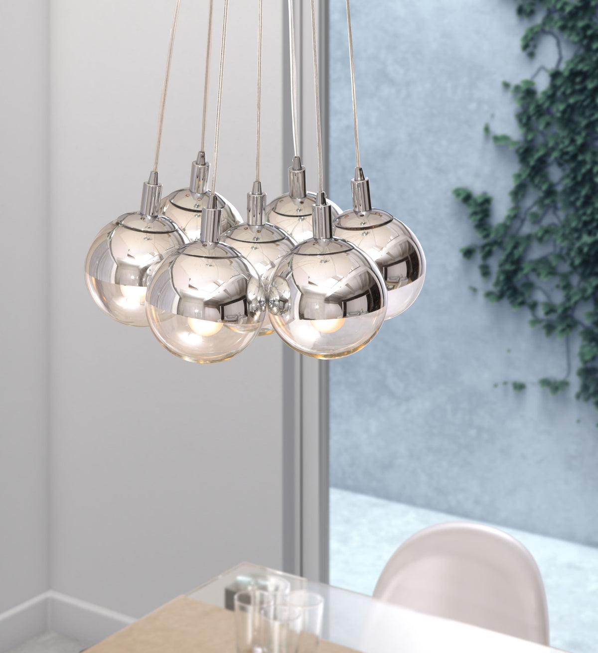 Tholen Ceiling Lamp Chrome