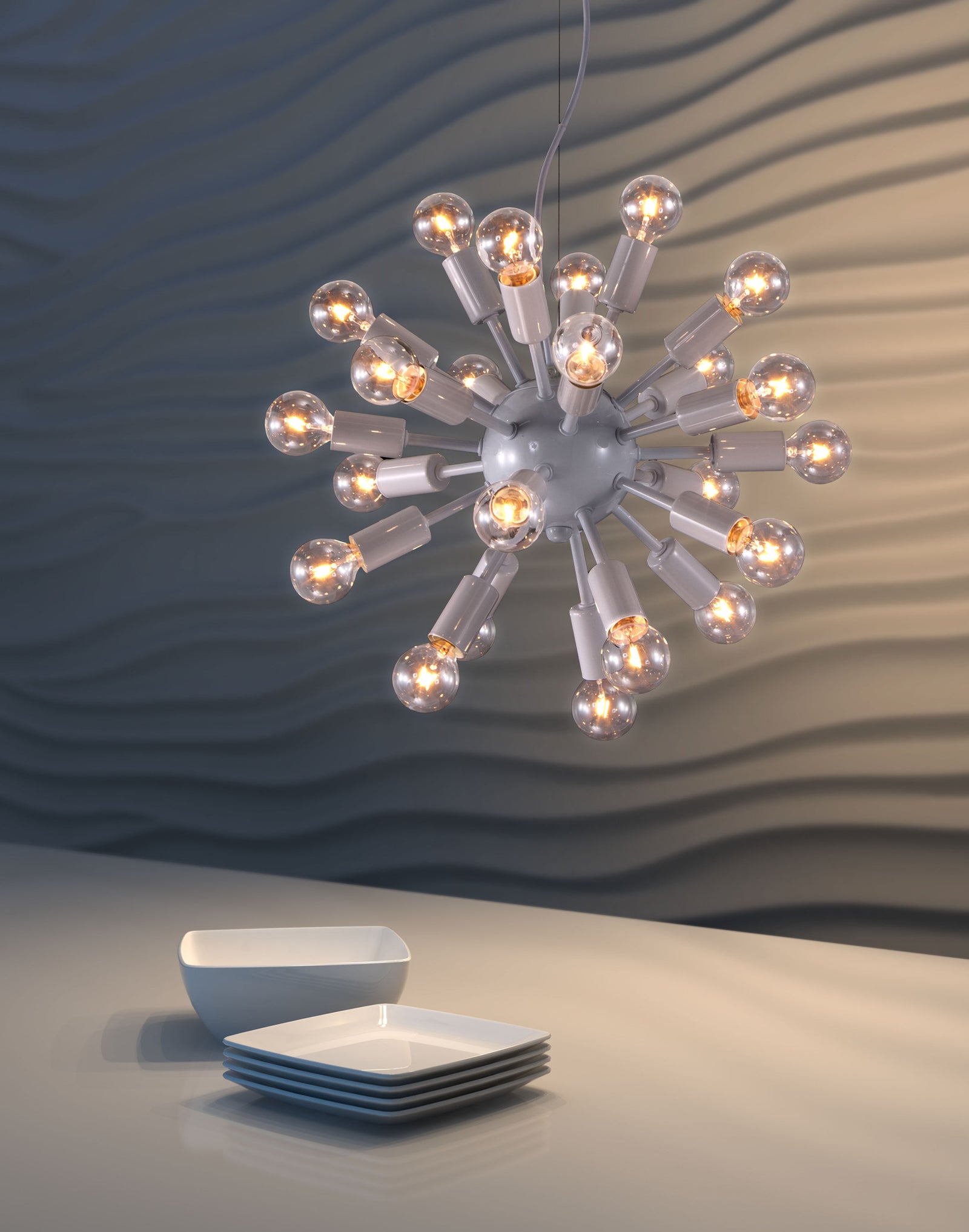 Peel Ceiling Lamp White