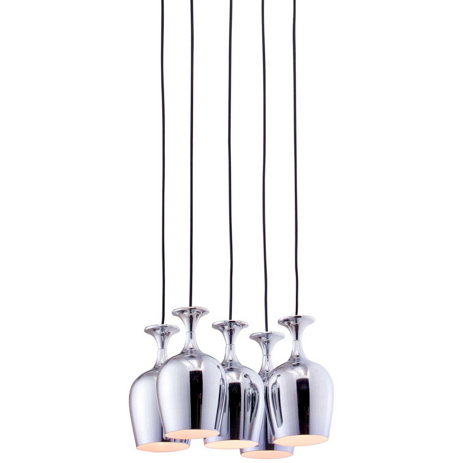 Frozen Ceiling Lamp Chrome