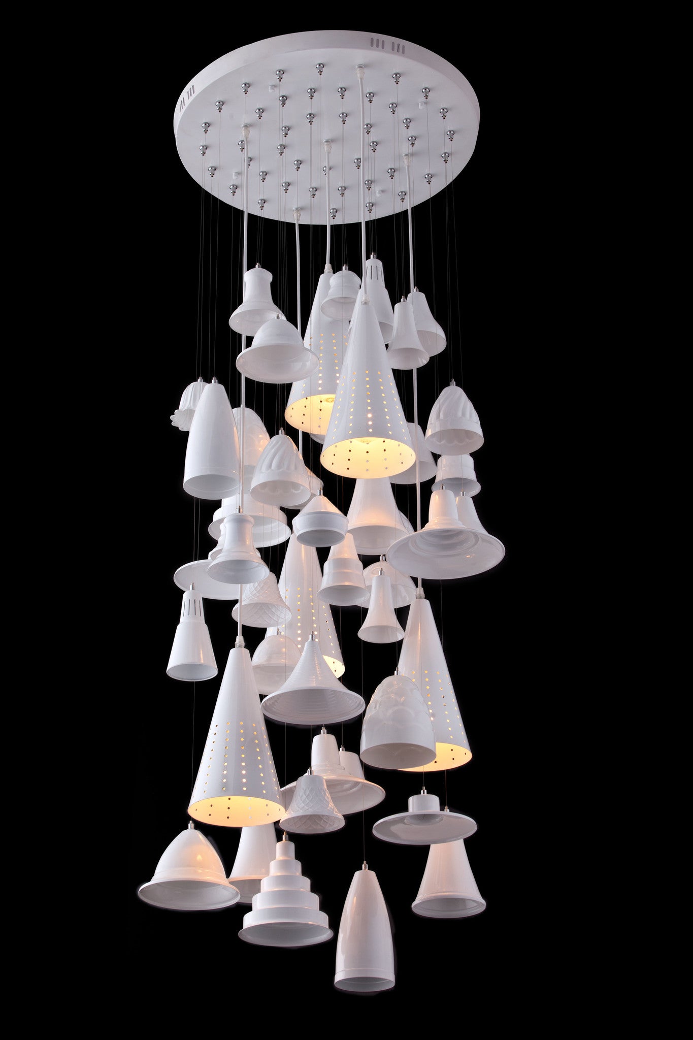 Chimes Ceiling Lamp White