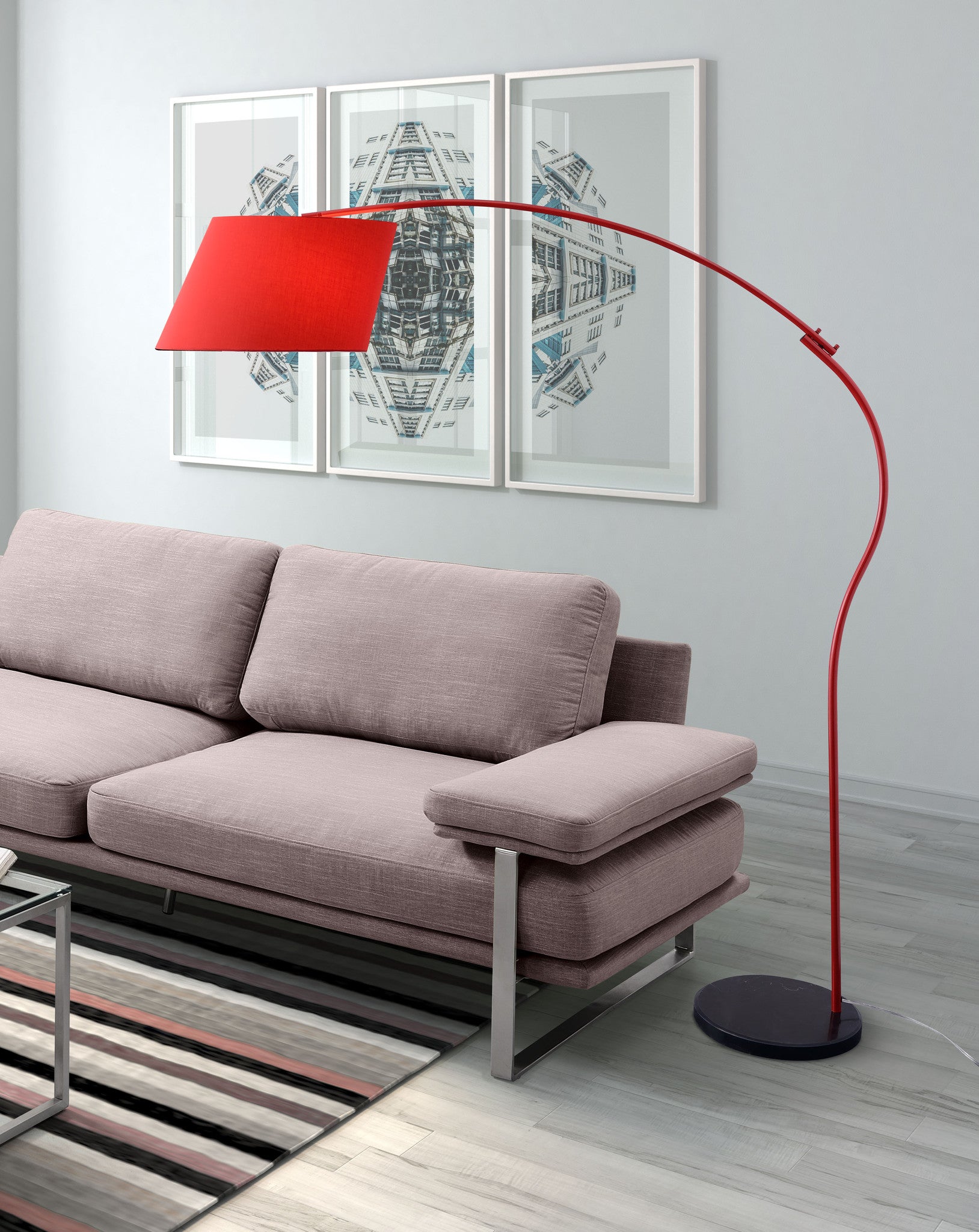 Ibis Z Floor Lamp Red - Froy.com