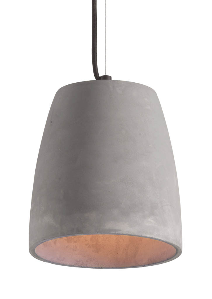 Fathom Ceiling Lamp Concrete Gray
