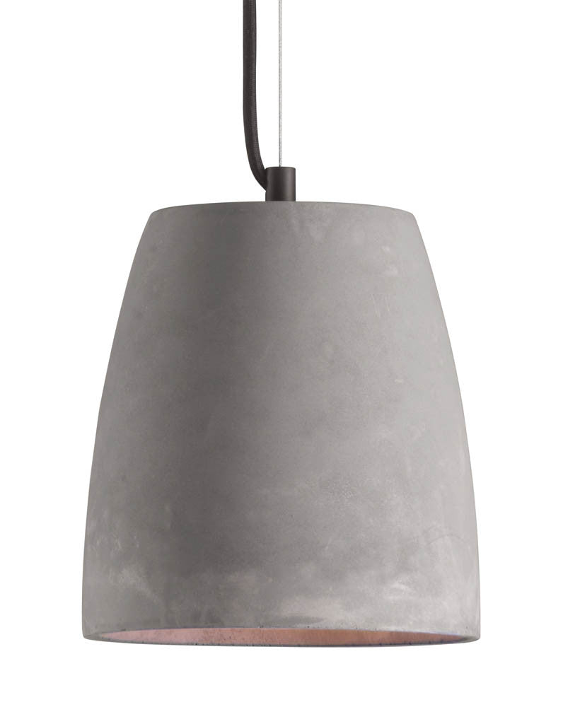 Fathom Ceiling Lamp Concrete Gray